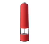 Molinillo de pimienta eléctrico - Molinillo automático de especias con núcleo de cerámica, agitador de sal y pimienta con pilas | Herramienta de cocina con una mano para sazonar la cocina y preparar