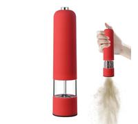 Molinillo De Pimienta Eléctrico - Molinillo De Aspereza Ajustable, Molinillo De Pimienta Eléctrico | Molinillo Automático De Sal Y Pimienta, Utensilios De Cocina Esenciales Para Moler Granos De Pimien