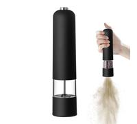 Molinillo De Pimienta Eléctrico: Molinillo De Grosor Ajustable Versátil, Salero Y Pimentero Automático | Utensilio De Cocina Perfecto Para Moler Granos De Pimienta Y Especias Secas Sin Esfuerzo