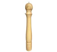 Molinillo de Pimienta Molinillo de pimienta grande, enorme, roble 20 pulgadas, 51cm alto, molino sal y madera gigante for Chef, núcleo acero inoxidable Manual(Light wood)