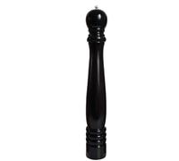 Molinillo de Pimienta Molinillo de pimienta grande, enorme, roble 20 pulgadas, 51cm alto, molino sal y madera gigante for Chef, núcleo acero inoxidable Manual(Black)