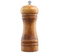 Molinillo de Pimienta y Sal de Madera, Molinillos de Especias, Molinillo de Especias de Madera, Ajustable y Manual para Granos de Pimienta y Sal Marina Gruesa Diseño Elegante y para Cocina Barbacoa