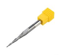 Molinillo de punta de bola cónica de una sola flauta para mecanizado CNC, radio R0.5, vástago de 6 mm, vástago de 30.5 mm, longitud de corte de 75 mm, longitud total, herramienta de aleación de acero