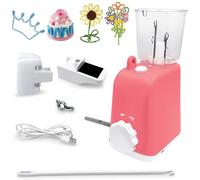 Molinillo de Punto, Juego de Ganchillo para Principiantes, Muy Eficiente Fabricación Automática de Mangueras de Punto, Máquina de Ganchillo DIY, Cuerda Decorativa para Tejer para Adultos (Rosa)