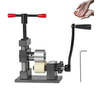 Molinillo de rodillo de mano para joyería, herramienta de formación de cucharas para dar forma a anillos, pulseras, máquina de formación de metal ajustable para manualidades