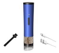 Molinillo de sal eléctrico, molinillo de pimienta recargable - Molinillo de pimienta automático portátil, molinillo de sal eléctrico multifuncional adecuado para, comino y otros condimentos sólidos