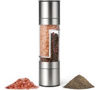 Molinillo de sal y pimienta 2 en 1, ajustable manualmente del Himalaya, molinillo de pimienta, molinillo de chile, molinillo de especias para barbacoa, cocina