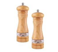 Molinillo De Sal Y Pimienta Grosor Ajustable Juego De Molinillo De Sal Y Pimienta De Madera Salero Y Pimentero Recargables Molinillos De Especias Salero,C-2pcs