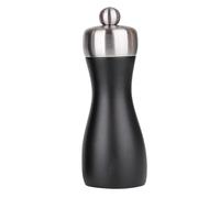 Molinillo de Sal y Pimienta Molinos de Sal y Pimienta de Madera Molinillo de Acero al Carbono Molinillo de Pimienta Manual Herramientas de Cocina Molinillos de Especias Salero, 2 Piezas-6 Pulgadas