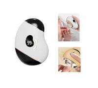 Molinillo de uñas automático de materiales ABS, recargable, eléctrico, para personas mayores, niños, silencioso, ergonómico, fácil manejo, cortaúñas para ancianos