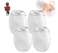 Molinillo de uñas automático mejorado, cortaúñas eléctrico con luz LED y ajuste de 3 velocidades, recortador de uñas recargable inteligente, cortador de uñas de bajo ruido para personas mayores (4