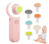 Molinillo De Uñas Para Bebés, Cortauñas Para Recién Nacidos, Cuidado De Uñas Eléctrico Para Niños Pequeños De 4,33x1,57x0,98 Pulgadas, Cortauñas Con Luces Para Bebés, Minicortaúñas Recargable Para Niñ