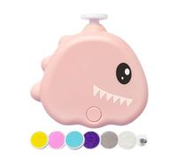 Molinillo de uñas para mascotas, con forma de dinosaurio, 3 modos ajustables, 40 dB, molinillo de uñas eléctrico, herramienta de aseo suave inalámbrico de bajo ruido para cachorros y