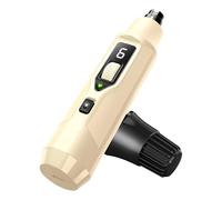 Molinillo de uñas profesional para mascotas, herramienta eléctrica LED de 7 velocidades para aseo de perros y gatos, recortadora recargable silenciosa con colector de polvo, control con una sola mano