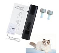 Molinillo de uñas silencioso para mascotas con potente tecnología de molienda, bajo nivel de ruido, reduce la ansiedad, recargable para gatos y perros, amoladoras recargables por USB