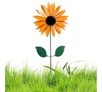 Molinillo de viento de jardín - Decorativo de metal primaveral - Girasol de exterior, para balcón, patio, patio, como regalo para casa, nuevo cumpleaños y día de la madre