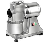 Molinillo eléctrico, alta capacidad de 88 libras/hora, aparato de cocina multiusos para rallar queso, hacer pan rallado, triturar nueces, con parada automática y protección