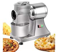 Molinillo Eléctrico Comercial Para Queso En Bloque, 900 W, Acero Inoxidable, Con Depósito, Capacidad De Molienda Automática De 60 Kg/132 Lb Por Hora Para Queso, Mantequilla, Chocolate Y Frutos