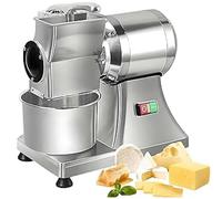Molinillo Eléctrico Comercial Para Queso En Bloque, 900 W, Acero Inoxidable, Con Depósito, Capacidad De 60 Kg/132 Lb Por Hora, Automático, Ideal Para Quesos Duros, Pan Rallado Y Ajo