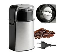 Molinillo eléctrico de café, molino eléctrico de especias, cuchillas de acero inoxidable para café, especias, pimienta en una presión