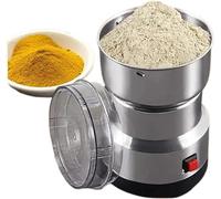 Molinillo eléctrico de grano - 300 g de acero inoxidable para moler granos, raíces y harina - Molinillo de piedra de motor comercial de alto rendimiento