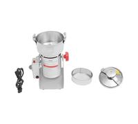 Molinillo eléctrico de grano de acero inoxidable 304 de alta velocidad para moler especias secas, hierbas, harina, 800 g a 2500 g de capacidad para granos, maíz, frijoles