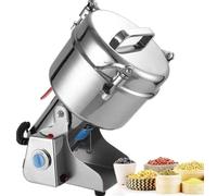 Molinillo eléctrico de grano para uso comercial, motor de alta velocidad de 32000 rpm con protección de sobrecarga y cubierta abierta, perfecto para moler hierbas y especias