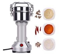 Molinillo eléctrico de granos de 100 g, molinillo de hierbas, pulverizador de cereales de acero inoxidable, máquina de polvo de alta velocidad para especias, cereales, café, pimienta, frijoles, nuece