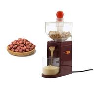 Molinillo eléctrico de nueces con dispensador de aceite y gancho de agitación para hacer mantequilla de maní fácilmente en la cocina