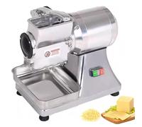 Molinillo eléctrico de queso con bandeja de acero inoxidable, alta capacidad para queso, mantequilla y migas de pan