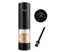 Molinillo Eléctrico de Sal y Pimienta Automático. Cómodo Manejo con una Sola Mano. para Cocina y Barbacoa.