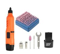 Molinillo Eléctrico Recargable De 12V, Taladro Litio, Máquina Tallado Multifuncional, Pulido Mano Pequeño, Corte Controles Intuitivos Y Sencillos(Set 5)