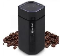 Grunkel - Molinillo de Café eléctrico MO-150R con Capacidad de 50 gr, Cuchillas Acero Inoxidable - Apto para Frutos secos y Especias - Negro