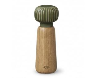 Molinillo Kähler H18 cm Hammershøi práctico molinillo de especias de diseño danés, verde