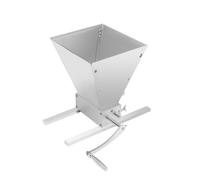 Molinillo manual de 4 L, trituradora de cereales ajustable con 2 barras de aluminio, molino de malta, molino de pienso, molinillo de chatarra para la producción de cereales