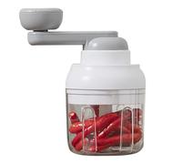 Molinillo manual de dados - molinillo de carne ergonómico, licuadora de alimentos | CHODPER, molinillo de mano, trituración de especias, helicóptero de ajo, amoladora portátil para preparación