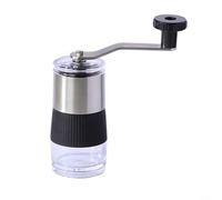 Molinillo manual de espresso con diseño compacto que lo hace para viajeros y entusiastas del aire libre por igual (plateado)