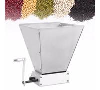 Molinillo manual de grano con ajustes ajustables para elaborar cerveza casera y moler cebada, trigo y otros cereales