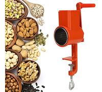 Molinillo manual de granos, soporte de manivela Molinillo manual Fresadora con abrazadera de mesa Soporte de control ajustable para nueces, maíz, avena de trigo