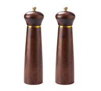 Molinillo manual de madera, fácil de usar, para sales marinas y pimienta negra, para entusiastas de la cocina, molinillo de especias, utensilios de cocina