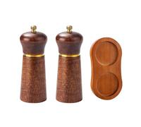 Molinillo manual de madera, fácil de usar, para sales marinas y pimienta negra, para entusiastas de la cocina, molinillo de especias, utensilios de cocina