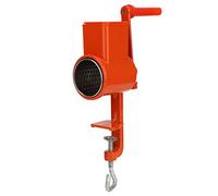 Molinillo manual de manivela, fresadora de café de grano de nuez de aleación de aluminio para maíz, trigo, avena, duradero, ahorro de esfuerzo, fácil de usar, naranja