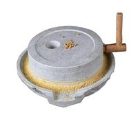 Molinillo manual de piedra para harina, arroz, granos de café y trigo, herramienta de molienda tradicional para fresado casero