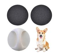 Molinillo manual de uñas para mascotas, cortaúñas para mascotas | de uñas redonda de madera para perros - Archivador silencioso para mascotas con 2 papeles de lija reemplazables para mascotas, gatos,