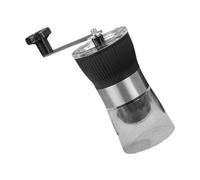 Molinillo manual profesional con tarro extraíble de cerámica y vidrio para optimización del sabor, molinillo manual ergonómico