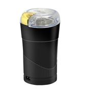 Molinillo mezclador eléctrico, Molinillo de pimienta eléctrico pequeño, herramienta molienda especias cocina for granos café, máquina portátil, viaje(Nero)