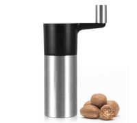 Molinillo para Nuez Moscada, Molinillo de Nuez Moscada de Acero Inoxidable, Molinillo de Nuez Moscada Manual Molino de Especias de Acero Inoxidable, Apto para Myristica, Condimentos y Nueces