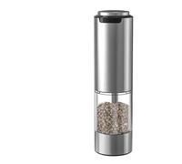 Molinillo Pimienta,Pepper Grinder Molinillo de pimienta automático, molinillo sal y, recargable, especias grosor ajustable for cocina(A)