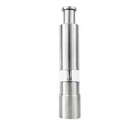 Molinillo Pimienta,Pepper Grinder Molinillo de pimienta portátil con pulsador, molinillo sal manual, salero, especias acero inoxidable, for barbacoa y cocina