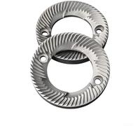 Molinillo plano de 64 mm hecho de acero inoxidable compatible con modelos Mazzer Super Jolly Df64 Series E37j que garantiza un tamaño consistente de café molido desde espresso fino hasta infusión de
